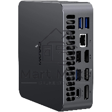 ПК Мини Chuwi AuBox X Core Ultra 7 256V (2.2) 16Gb SSD1Tb ARC 140V Windows 11 Pro 2.5xGbitEth WiFi BT 100W серый