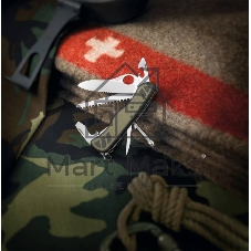 Нож перочинный Victorinox Military (0.8461.MWCH) 111мм 10функций зеленый/черный карт.коробка
