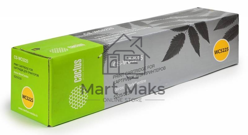 Картридж лазерный Cactus CS-WC5225 (106R01305) черный (30000 стр.) для Xerox 5225/5230