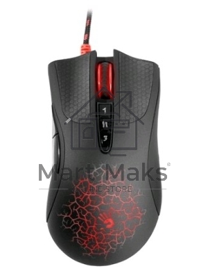 Мышь проводная A4Tech Bloody AL90 Blazing черный, 12000 dpi, USB, кнопки - 8