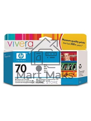 Картридж струйный HP №70 C9450A серый для HP DJ Z2100/Z3100 (130мл)