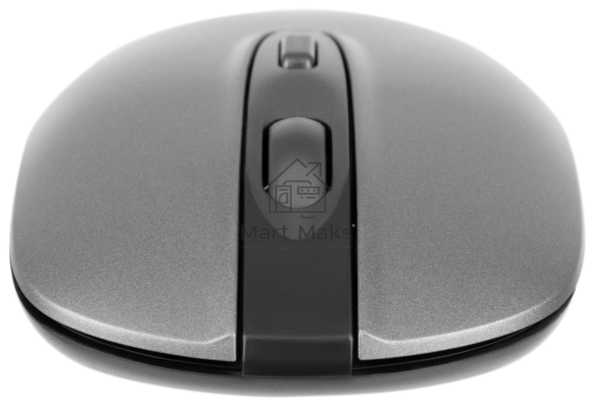 Клавиатура + мышь Оклик 300M клав:серый мышь:серый/черный USB беспроводная slim