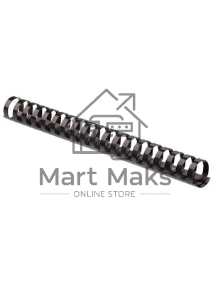 Пружины для переплета пластиковые Lamirel LA-7866702 6мм черный 100 шт