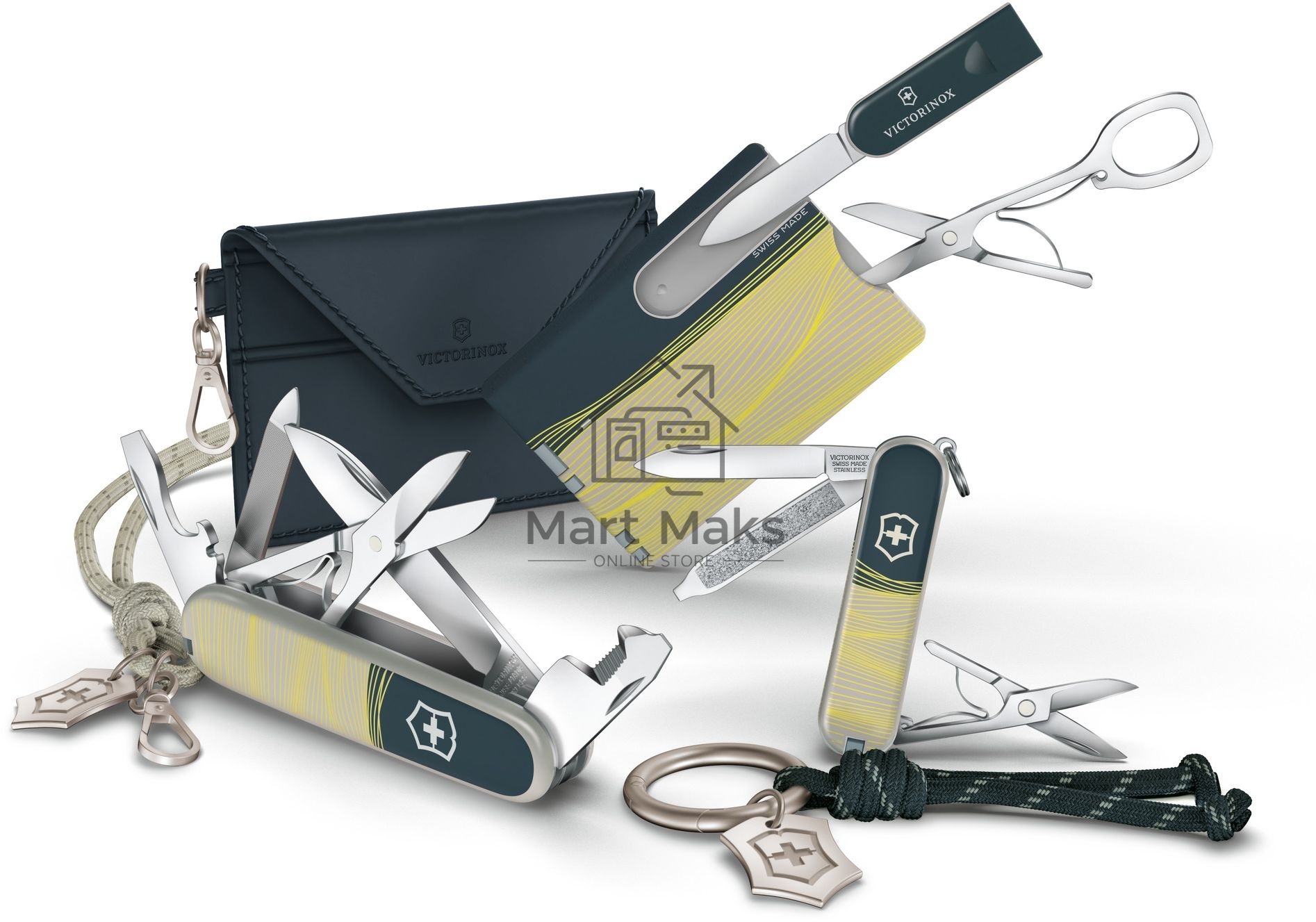 Нож перочинный Victorinox Classic SD New York Style (0.6223.E223) 58мм 7 функций зеленый подар.коробка