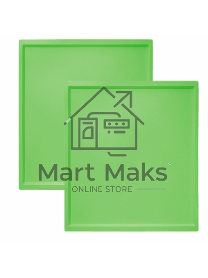 Поддон для пастилы Pullman PL-010203-2 зеленый 2шт универс. прямоугольный р-р 327х288х6,6мм