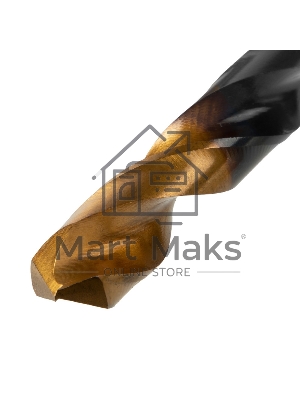 Сверло по металлу Denzel 11 мм, HSS-Tin, Golden Tip, 6 шт.