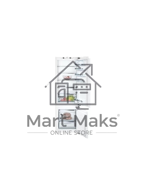 Холодильник Bosch KIS87AFE0 Встраиваемый двухкамерный 177.2х54.1х54.5 см, 272 (211+64) л, LED Освещение, зона свежести Hydrofresh, BigBox в морозилке