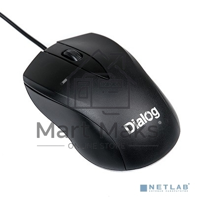 Мышь проводная Dialog Comfort MOС-15U черный, 1200 dpi, USB, кнопки - 3