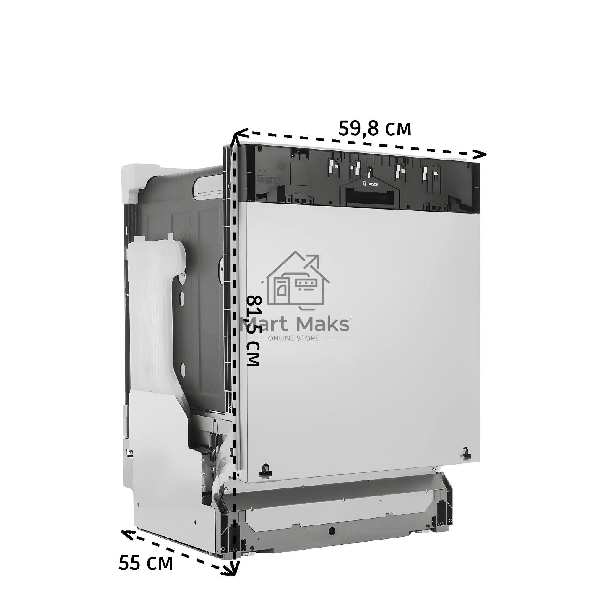 Встраиваемая посудомоечная машина Bosch SMV25EX02E, 59.8 см, 13 компл., 48 дБ, класс E