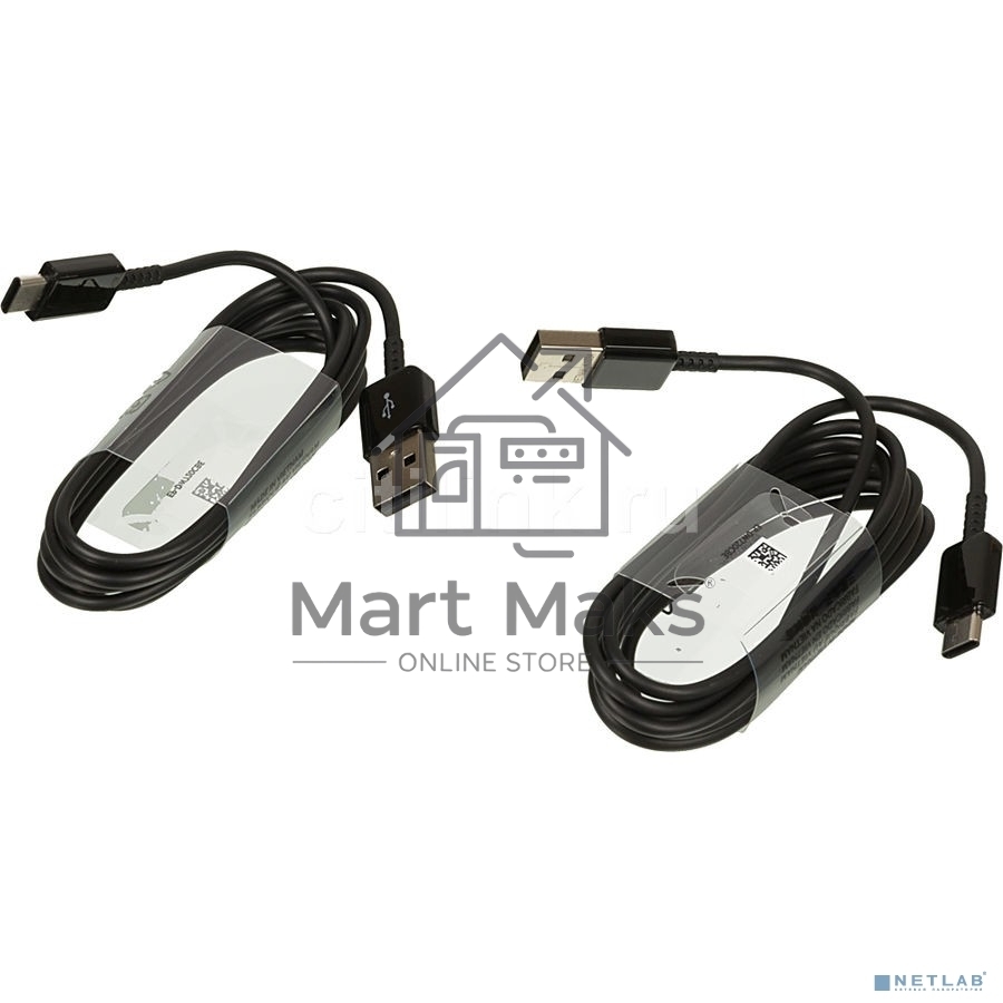 Кабель Samsung EP-DG930MBRGRU USB Type-C-USB 2.0 черный 1.5м