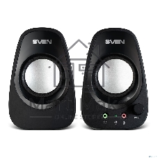 Колонки SVEN 190, 2.0, черный, USB, мощность 2x3 Вт(RMS)