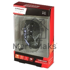 Мышь беспроводная Crown CMM-336W черный, 1600 dpi, радиоканал, USB, кнопки - 4