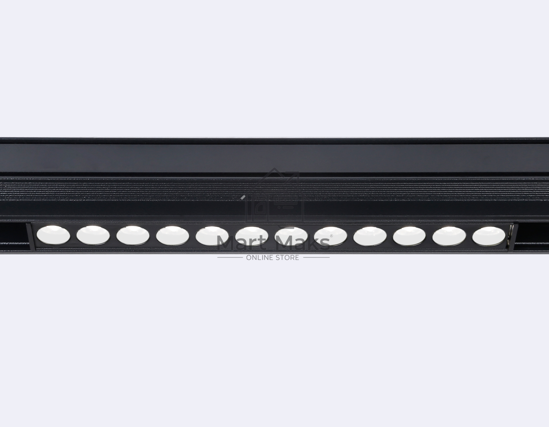Светильник трековый светодиодный GL4024 BK черный IP20 12W 4200K 48V 24° 220*22*45