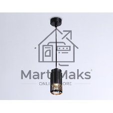 Светильник Ambrella light TN51695 BK черный GU10 D60*1120