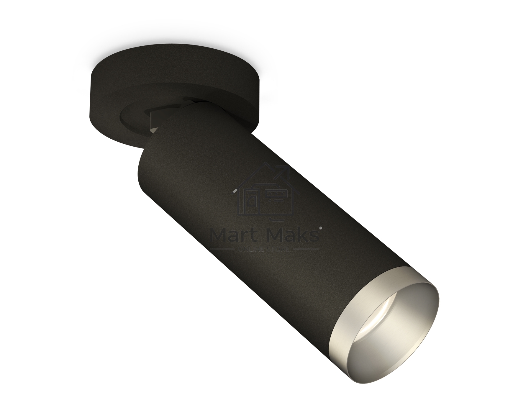 Светильник Ambrella Light XM6343203 SBK/MCH черный песок/хром матовый MR16 GU5.3 (A2229, C6343, N6133)