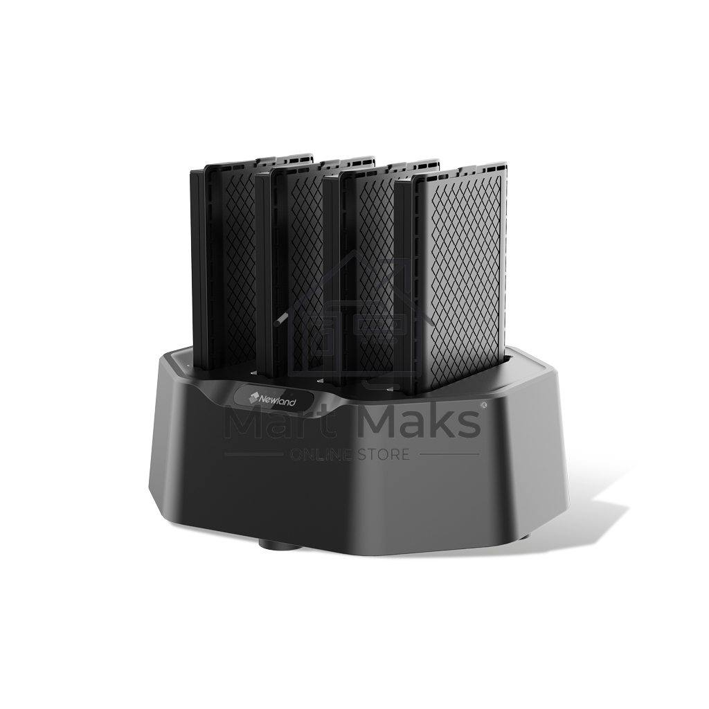 Зарядное устройство Newland ASSY: MT93 4-Slot Multi Battery Charge, includes multi plug adapter (EU/UK/US/IN)