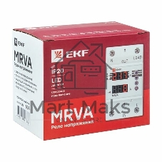 Реле напряжения и тока с дисплеем MRVA 63А PROxima EKF MRVA-63A