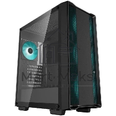 Компьютерный корпус Deepcool CC560 V2 черный без БП ATX 4x120мм 1xUSB 2.0 1xUSB 3.0 audio bott PSU