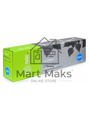 Тонер Картридж Cactus CS-CB380A черный для HP CLJ MFP CP6015X/6015XH/6015DE(16500 стр.)