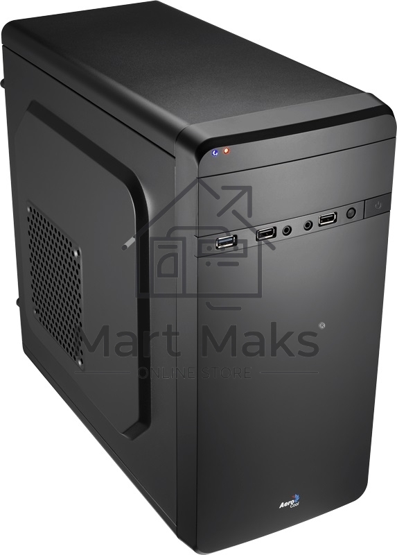 Компьютерный корпус Aerocool / Formula Qs-180 черный без БП mATX 1x80mm 2xUSB2.0 1xUSB3.0 audio