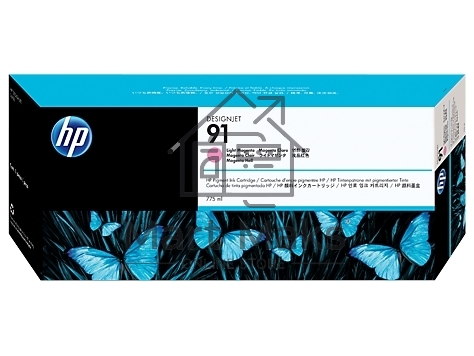Картридж струйный HP №91 C9471A светло-пурпурный для HP DJ Z6100 (775мл)