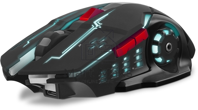 Мышь беспроводная SVEN RX-G930W черный, 2400 dpi, радиоканал, USB, кнопки - 6