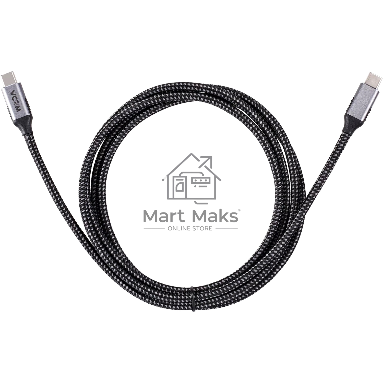 Кабель VCOM USB3.2 Gen2X2, CM->CM, 20Gbs, 100WT, 4KX60Hz, All shell, 1.8m