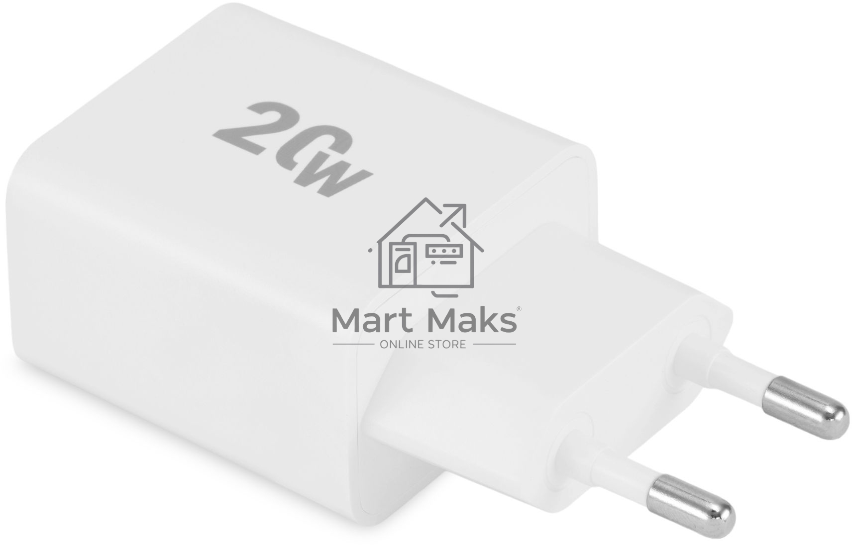 Сетевое зарядное устройство Digma DGW2D 20W 3A+1A (PD+QC) USB-C/USB-A универсальное белый