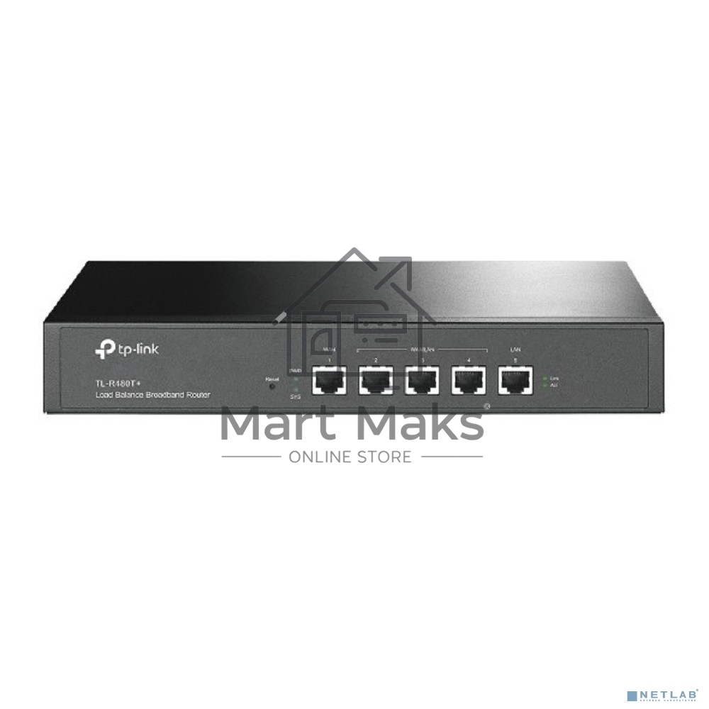 Маршрутизатор TP-Link SMB TL-R480T+ Роутер для ср.бизнеса 1WAN+4LAN 10/100Mb/s,Intel IXP 266MHz, Firewall,NAT,VPN