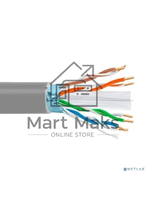 Кабель 5bites FS6575-100A FTP / SOLID / 6CAT / 23AWG / CCA / PVC / 100M