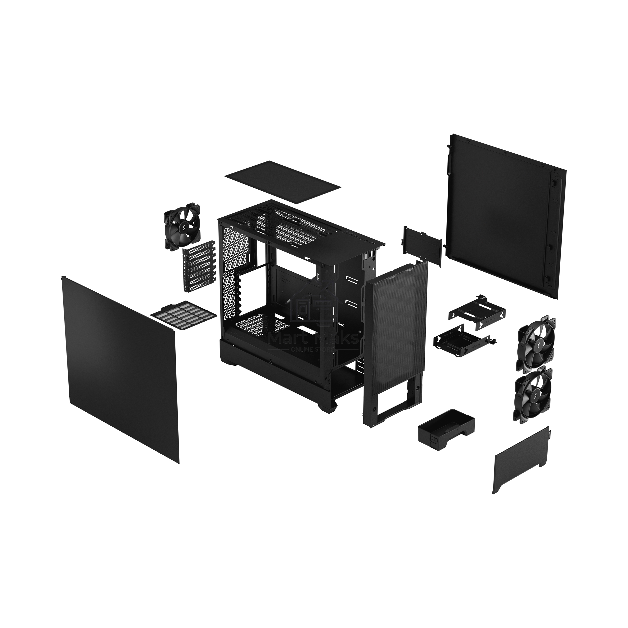 Корпус Fractal Design Pop Air Black Solid FD-C-POA1A-01