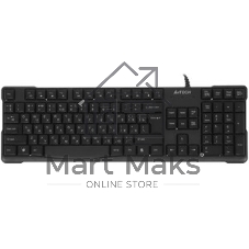 Клавиатура A4Tech KR-750 проводная, USB Type-A, чёрный