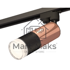 Светильник Ambrella light XT6302062 SBK/PPG/FR черный песок/золото розовое полированное/белый матовый MR16 GU5.3