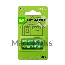 Аккумулятор GP Smart Energy 40AAAHCV-2CRSBC2 AAA NiMH 400mAh (2шт)