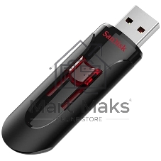 Флешка USB Sandisk CZ600 Cruzer Glide (SDCZ600-032G-G35), 32Gb, USB 3.0, R/W 100/20, черный