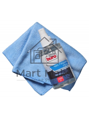 Чистящий набор (салфетки + гель) Buro BU-Glcd (салфетка и гель) для экранов ЖК мониторов блистер 200мл