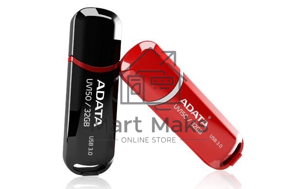 Флешка USB R/W ADATA R/W Flash Drive 32Gb UV150 AUV150-32G-RBK USB3.0, черный