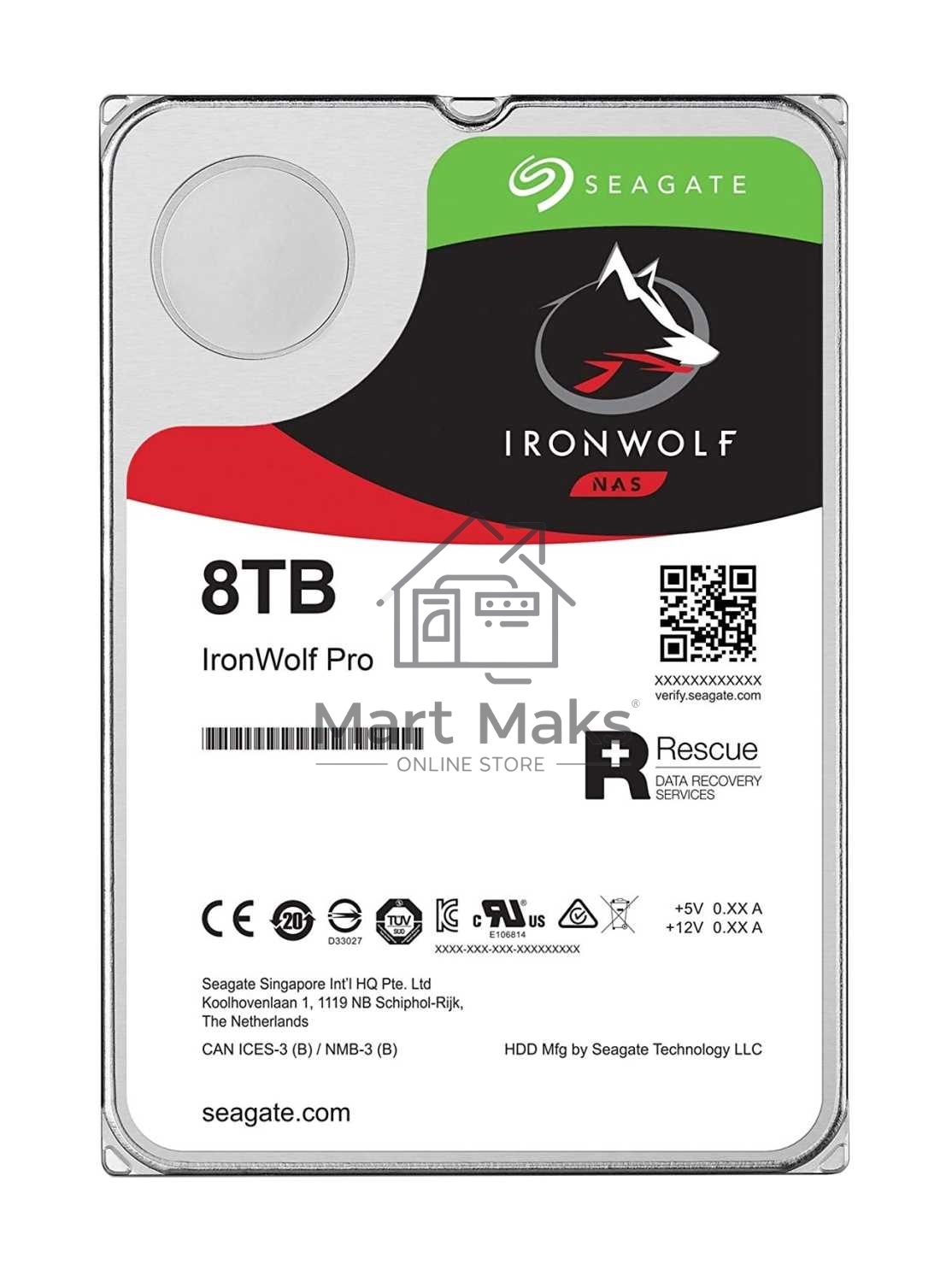Жесткий диск Seagate SATA 8Tb 7200RPM 6Gb/S 256MB ST8000VN004