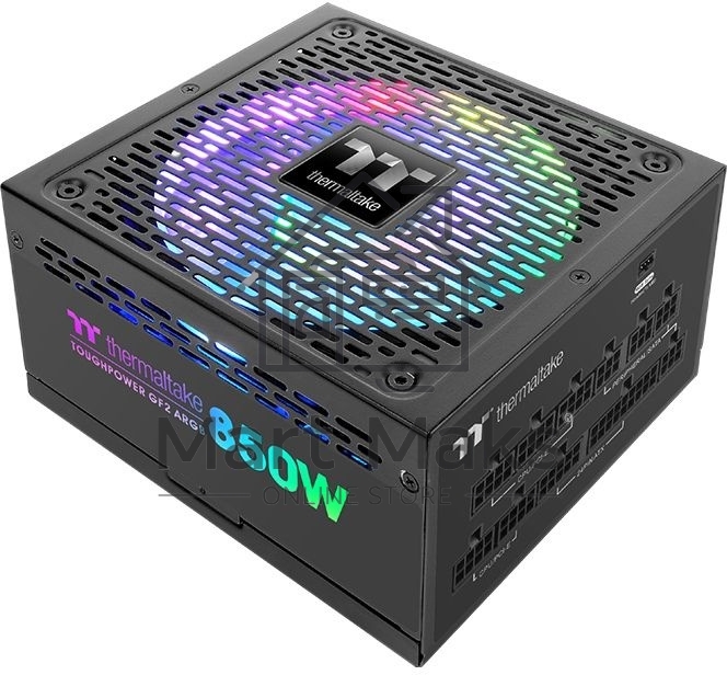 Блок питания Thermaltake Toughpower GF2 ARGB (PS-TPD-0850F3FAGE-2), 850Вт, 80 PLUS Gold, 140мм, модульный, черный