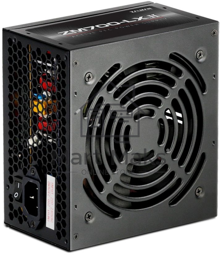 Блок питания Zalman ZM700-LX II Retail, 700Вт, 120мм, черный