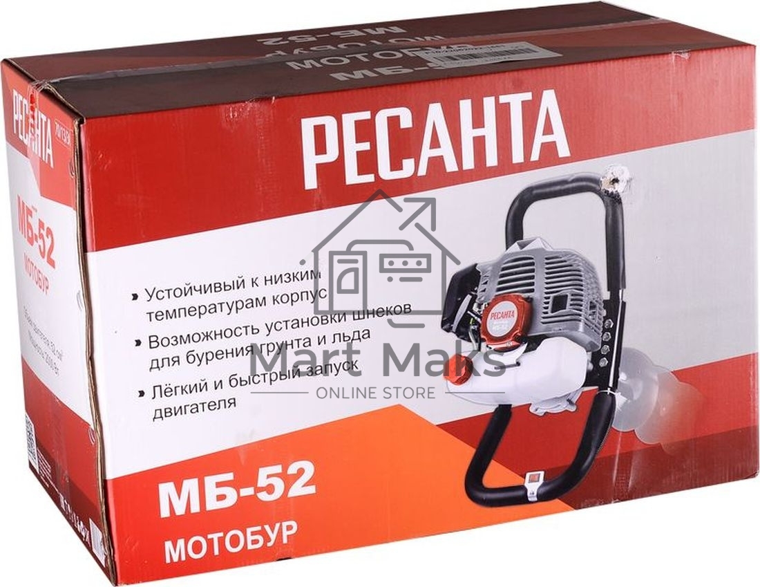 Мотобур МБ-52 Ресанта