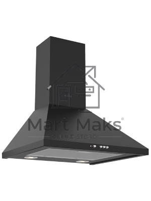 Вытяжка каминная Elikor Вента 50П-430-К3Д черный, 50 см, 430 куб. м/ч, 60 дБ