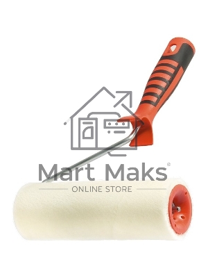 Валик в сборе Matrix ВЕЛЮР с двухкомп-ой ручкой, 180 мм, ворс 4 мм, D 48 мм, D ручки 6 мм