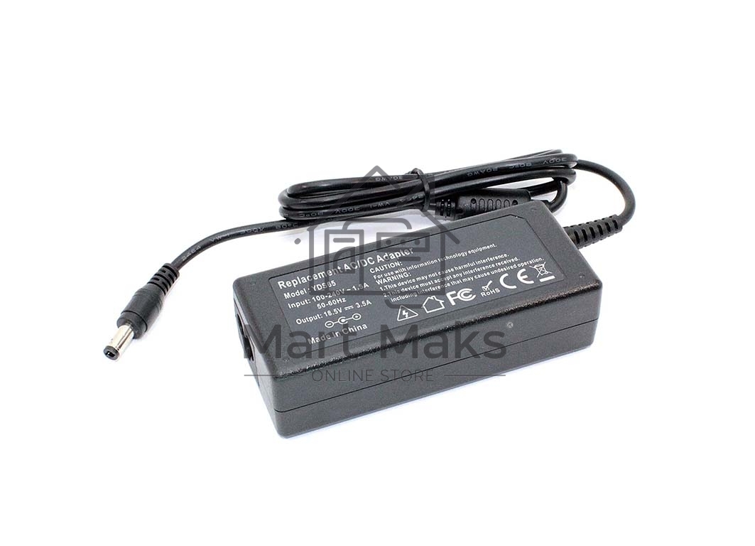 Блок питания (сетевой адаптер) для ноутбуков HP 18.5V 3.5A 5.5x2.5mm OEM