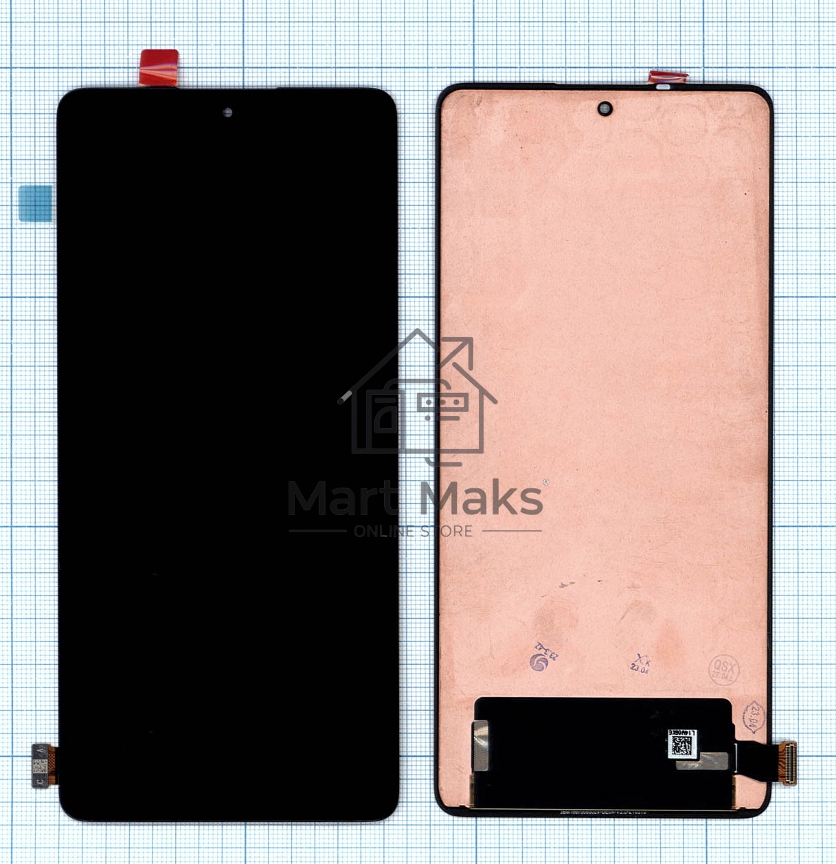 Дисплей для Xiaomi Mi 11T/ Mi 11T Pro в сборе с тачскрином (original lcd) черный