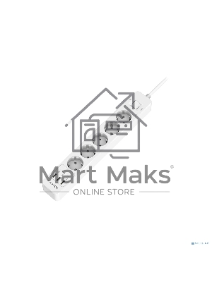 Удлинитель с USB зарядкой Harper UCH-550 White