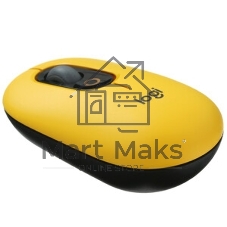Мышь беспроводная Logitech POP Mouse желтый, 4000 dpi, Bluetooth, кнопки - 4