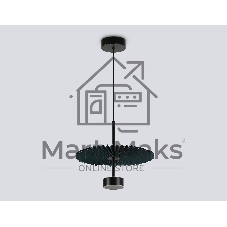 Светильник Ambrella light LH72605 BK/DB черный/синий 6W 3000K D300*260-1770