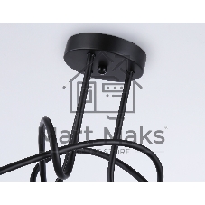Светильник Ambrella light TR80415/3 BK/GD черный/золото E27/3 max 60W D670*370