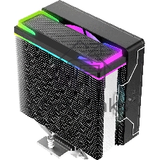 Кулер для процессора Ocypus Delta A40 SE BK ARGB, 120мм ARGB FAN, Top ARGB Panel, 4 HEAT PIPES, 4-PIN PWM, 800-1800 RPM, 31DBA, HYDRO BEARING, LGA115X/1200/1700/18XX, AM4/AM5